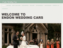 Tablet Screenshot of endonweddingcars.com